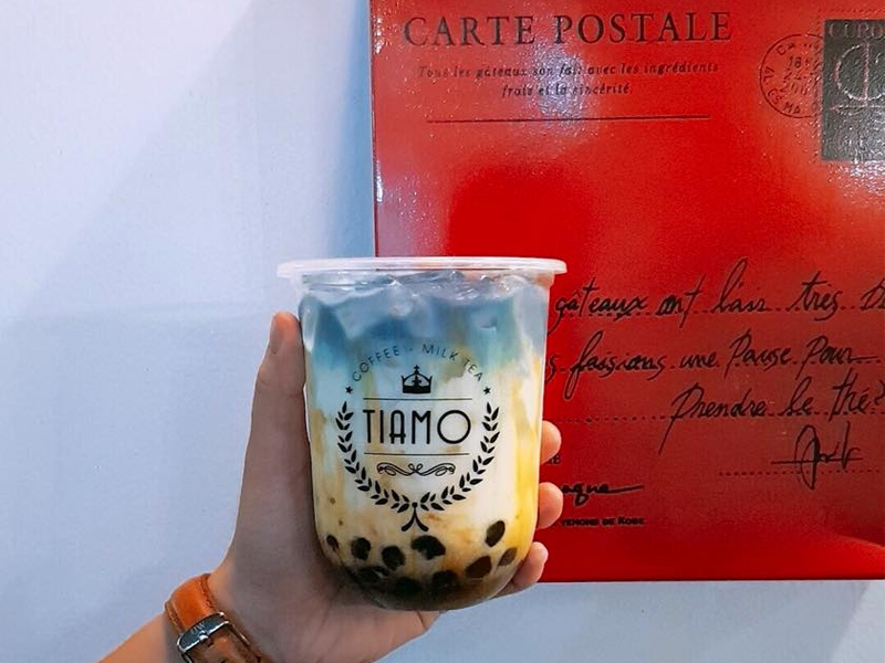 Top 10 quán trà sữa ngon nhất Sài Gòn 13 Quán trà sữa ngon "Trà sữa TIAMO"