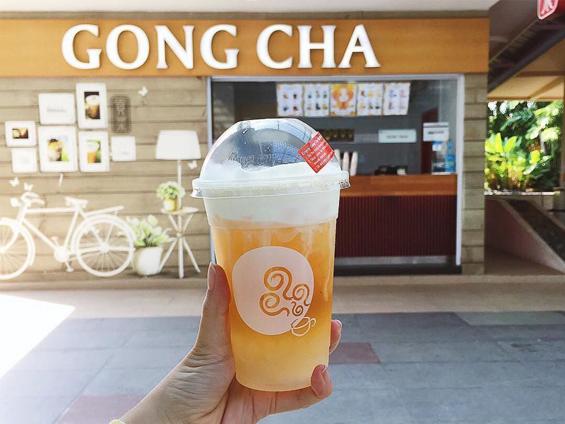 Top 10 quán trà sữa ngon nhất Sài Gòn 15 Quán trà sữa ngon "Trà sữa Gong Cha"