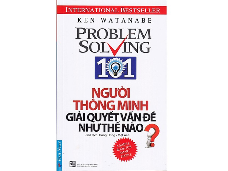 Top 9 quyển sách dành cho người lãnh đạo bản lĩnh 16 Sách dành cho người lãnh đạo "Người Thông Minh Giải Quyết Vấn Đề Như Thế Nào? – Ken Watanabe"