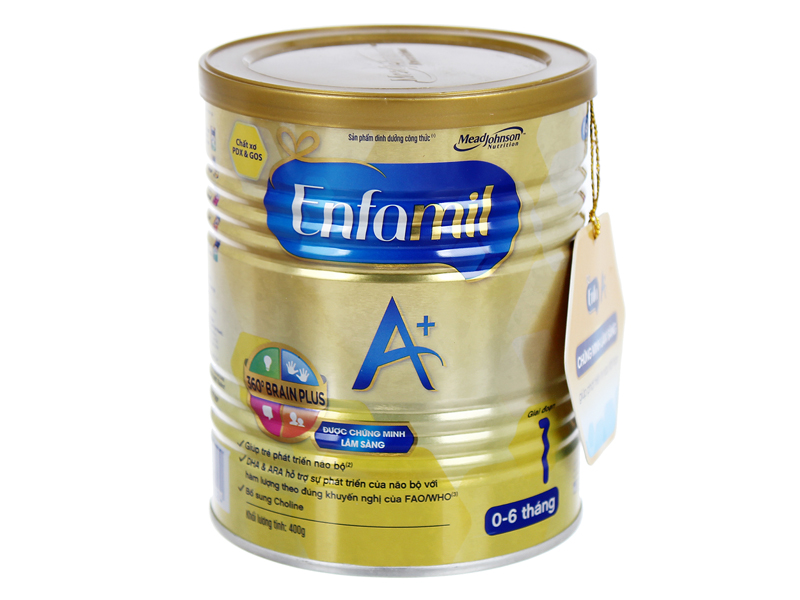 Top 5 loại sữa Mỹ tốt nhất cho trẻ em và đang được các mẹ tin dùng 10 Sữa bột Enfamil A+ dành cho trẻ từ sơ sinh - 6 tháng tuổi.
