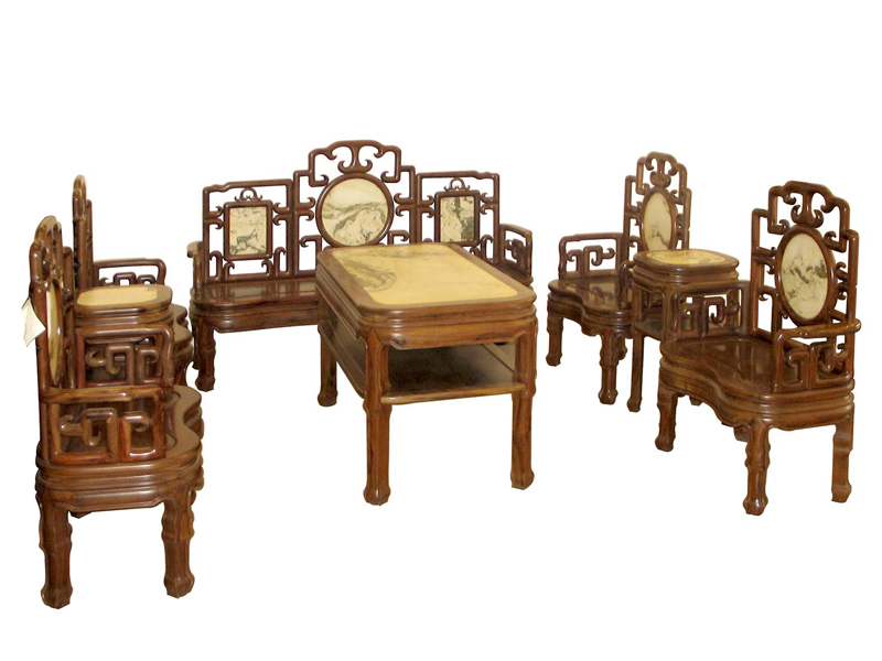 Thông tin tổng quan về cây gỗ Gụ và những sản phẩm làm từ chúng 52 Bộ Triện Móc Mỏ Mặt Đá Gỗ Gụ 10 Món.