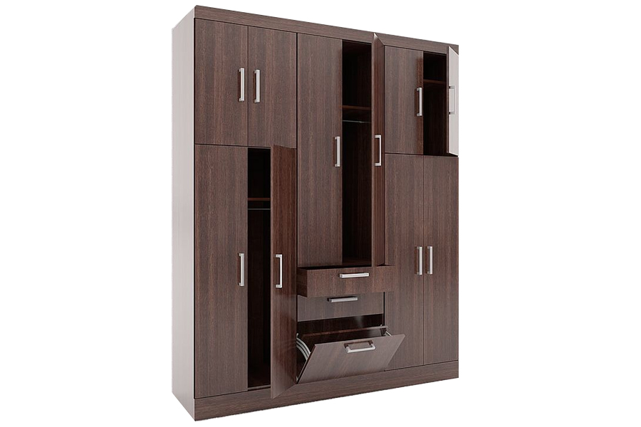 Top 20 Mẫu tủ quần áo gỗ đẹp nhất và đang được nhiều người lựa chọn 29 Một mẫu tủ quần áo gỗ cửa mở kiểu hiện đại.