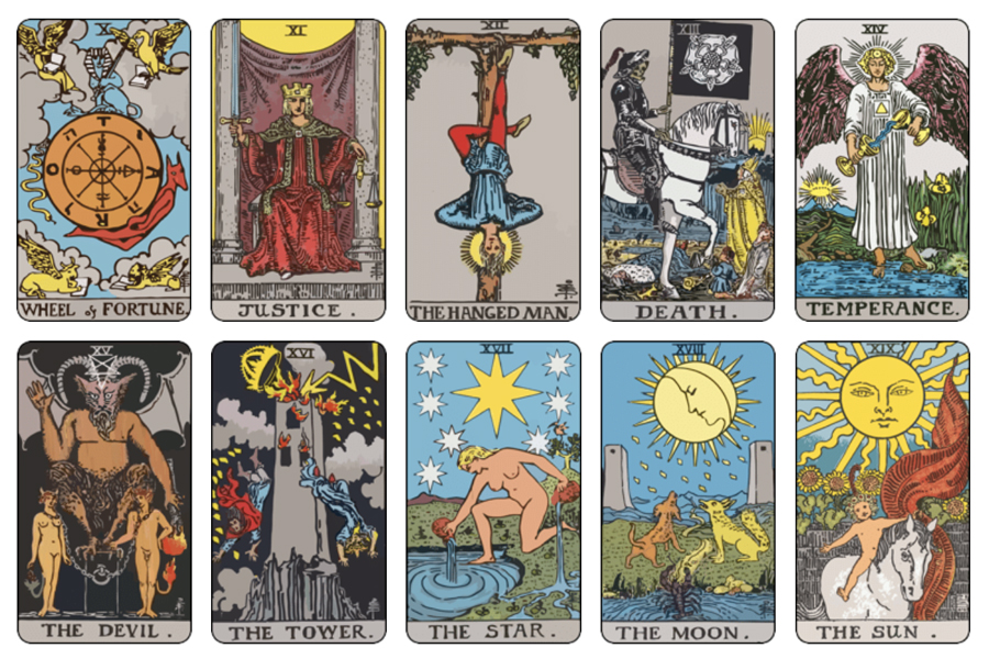 Ý nghĩa 78 lá bài Tarot theo chuẩn Rider Waite Smith 14 22 lá Ẩn chính (Trumps) theo chuẩn Rider Waite Smith trong ý nghĩa 78 lá bài Tarot
