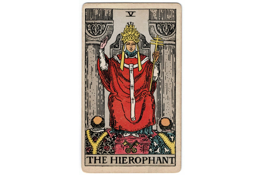 Ý nghĩa lá bài The Hierophant trong Tarot theo chuẩn Rider Waite Smith 4 Lá bài The Hierophant trong Tarot theo chuẩn Rider Waite Smith