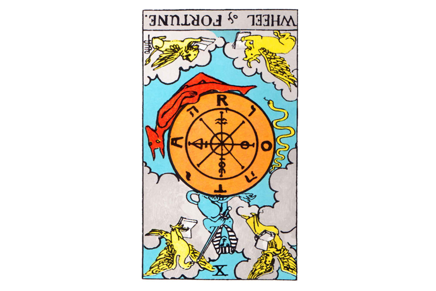 Ý nghĩa lá bài Wheel Of Fortune trong Tarot theo chuẩn Rider Waite Smith 6 Ý nghĩa ngược của Wheel of Fortune
