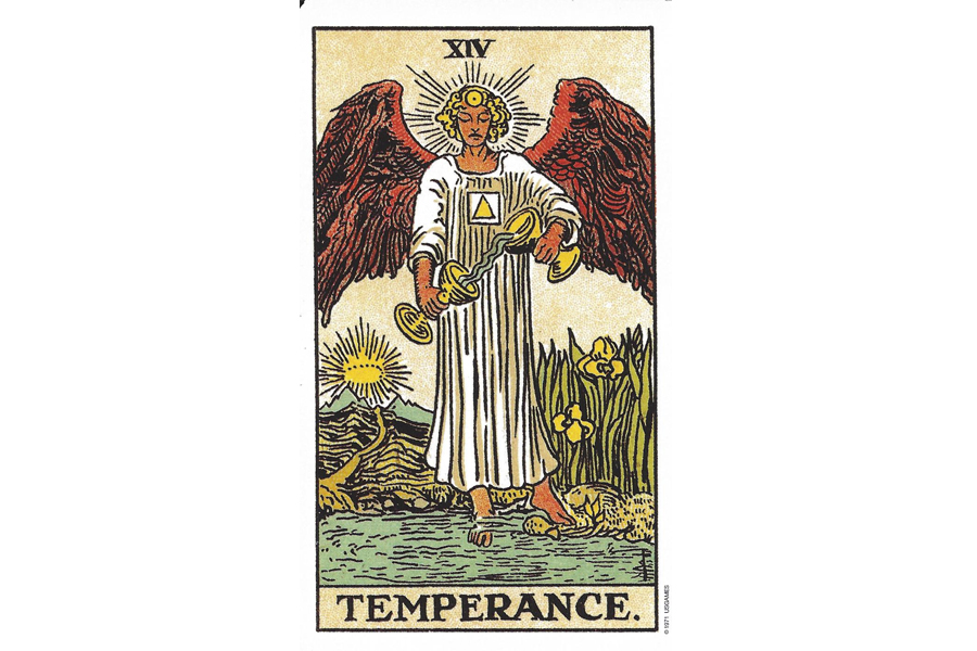 Ý nghĩa lá bài Temperance trong Tarot theo chuẩn Rider Waite Smith 4 Lá bài Temperance trong Tarot theo chuẩn Rider Waite Smith