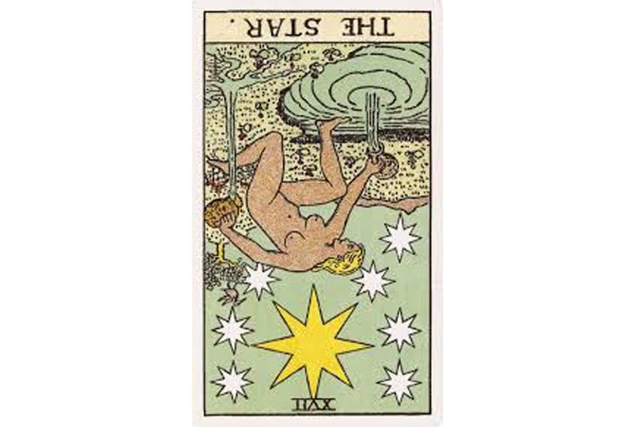 Ý nghĩa lá bài The Star trong Tarot theo chuẩn Rider Waite Smith 6 Ý nghĩa ngược của The Star