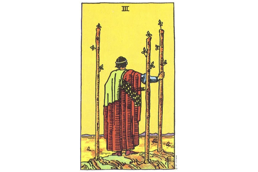 Ý nghĩa lá bài Three Of Wands trong Tarot theo chuẩn Rider Waite Smith 4 Lá bài Three Of Wands trong Tarot theo chuẩn Rider Waite Smith