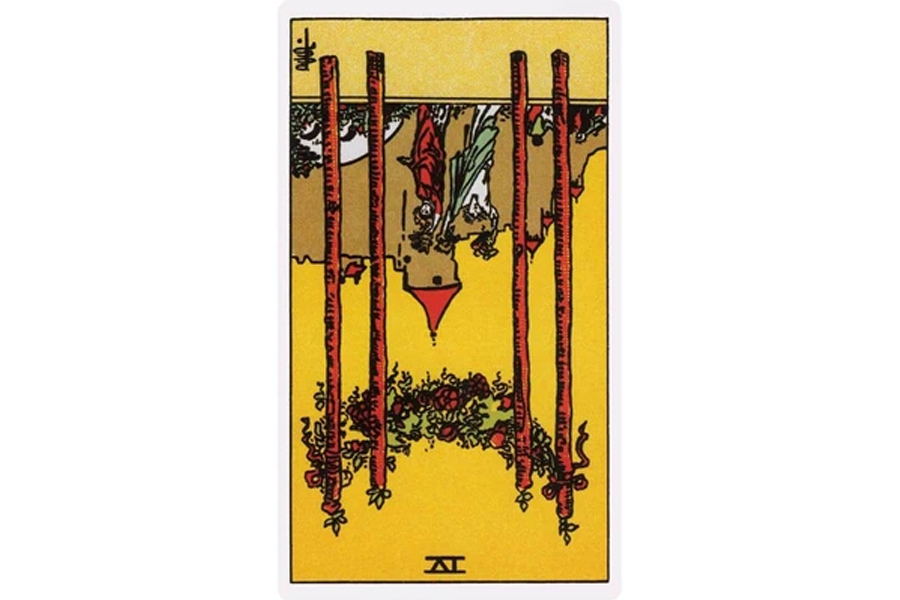 Ý nghĩa lá bài Four Of Wands trong Tarot theo chuẩn Rider Waite Smith 6 Ý nghĩa ngược của Four of Wands