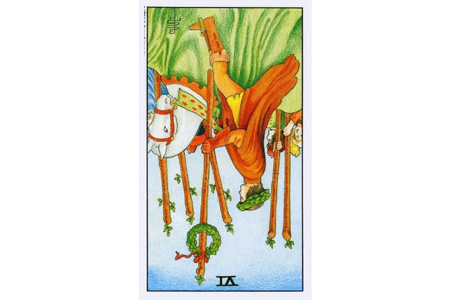 Ý nghĩa lá bài Six Of Wands trong Tarot theo chuẩn Rider Waite Smith 6 Ý nghĩa ngược của Six of Wands