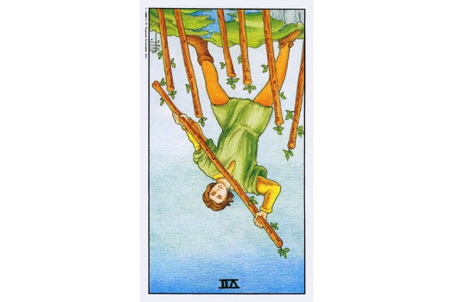 Ý nghĩa lá bài Seven Of Wands trong Tarot theo chuẩn Rider Waite Smith 6 Ý nghĩa ngược của Seven of Wands