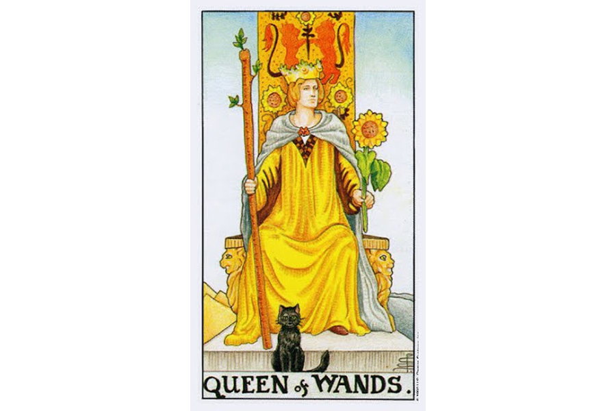 Ý nghĩa lá bài Queen Of Wands trong Tarot theo chuẩn Rider Waite Smith 4 Lá bài Queen Of Wands trong Tarot theo chuẩn Rider Waite Smith
