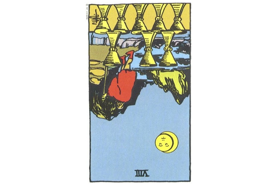 Ý nghĩa lá bài Eight Of Cups trong Tarot theo chuẩn Rider Waite Smith 6 Ý nghĩa ngược của Eight of Cups