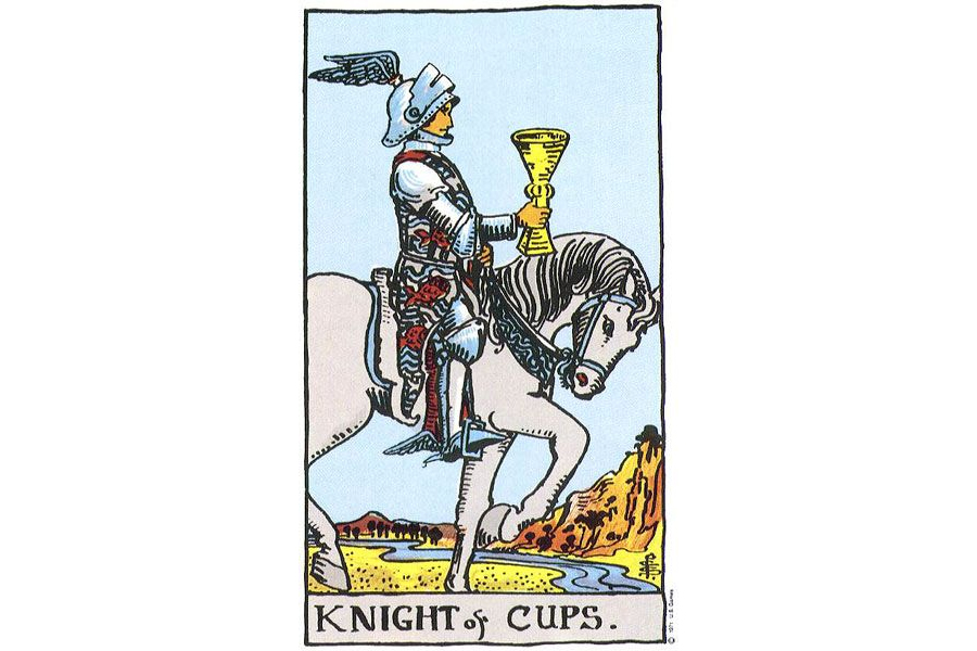 Ý nghĩa lá bài Knight Of Cups trong Tarot theo chuẩn Rider Waite Smith 4 Lá bài Knight Of Cups trong Tarot theo chuẩn Rider Waite Smith