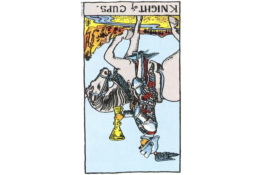 Ý nghĩa lá bài Knight Of Cups trong Tarot theo chuẩn Rider Waite Smith 6 Ý nghĩa ngược của Knight of Cups