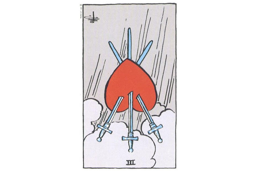 Ý nghĩa lá bài Three Of Swords trong Tarot theo chuẩn Rider Waite Smith 6 Ý nghĩa ngược của Three of Swords