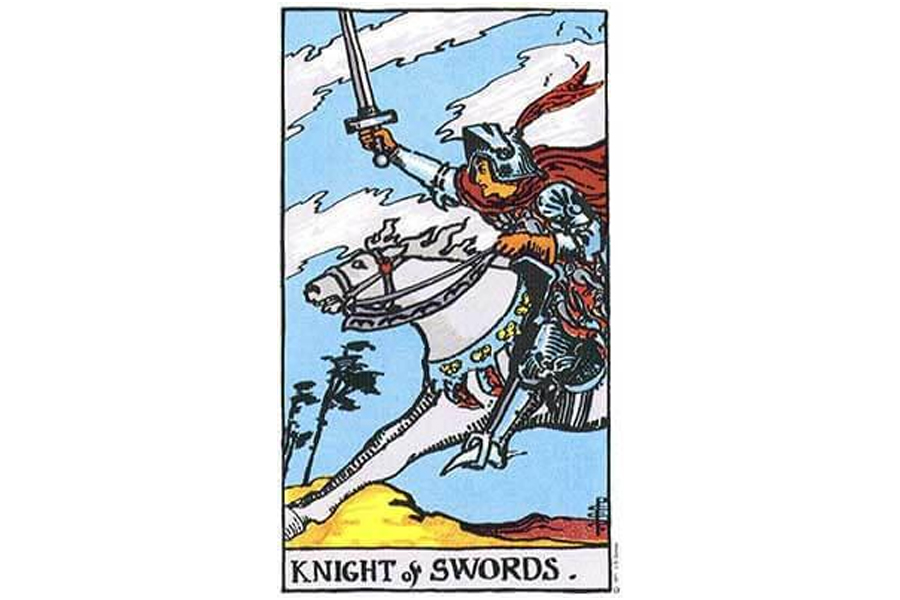 Ý nghĩa lá bài Knight Of Swords trong Tarot theo chuẩn Rider Waite Smith 4 Lá bài Knight Of Swords trong Tarot theo chuẩn Rider Waite Smith