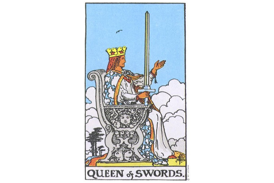 Ý nghĩa lá bài Queen Of Swords trong Tarot theo chuẩn Rider Waite Smith 4 Lá bài Queen Of Swords trong Tarot theo chuẩn Rider Waite Smith