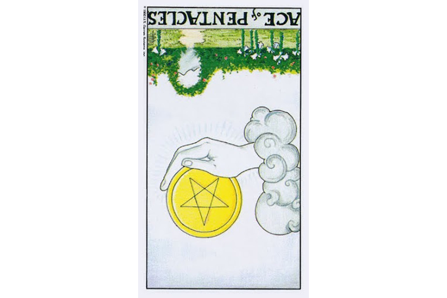 Ý nghĩa lá bài Ace Of Pentacles trong Tarot theo chuẩn Rider Waite Smith 6 Ý nghĩa ngược của Ace of Pentacles