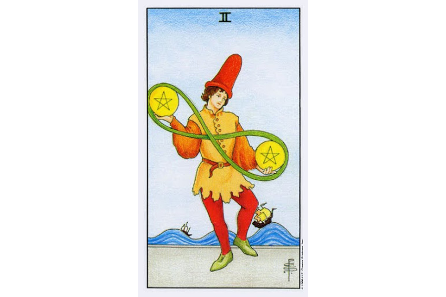 Ý nghĩa lá bài Two Of Pentacles trong Tarot theo chuẩn Rider Waite Smith 4 Lá bài Two Of Pentacles trong Tarot theo chuẩn Rider Waite Smith