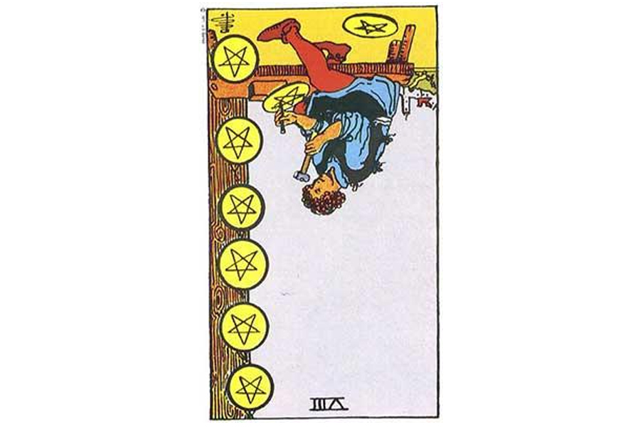Ý nghĩa lá bài Eight Of Pentacles trong Tarot theo chuẩn Rider Waite Smith 6 Ý nghĩa ngược của Eight of Pentacles