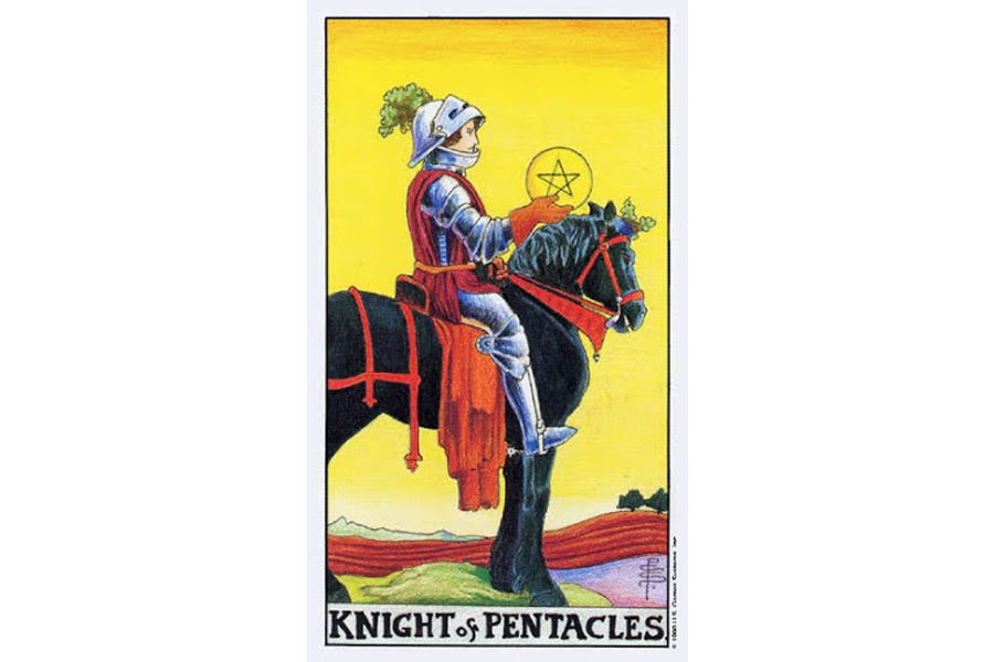 Ý nghĩa lá bài Knight Of Pentacles trong Tarot theo chuẩn Rider Waite Smith 4 Lá bài Knight Of Pentacles trong Tarot theo chuẩn Rider Waite Smith