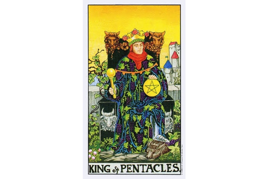Ý nghĩa lá bài King Of Pentacles trong Tarot theo chuẩn Rider Waite Smith 4 Lá bài King Of Pentacles trong Tarot theo chuẩn Rider Waite Smith