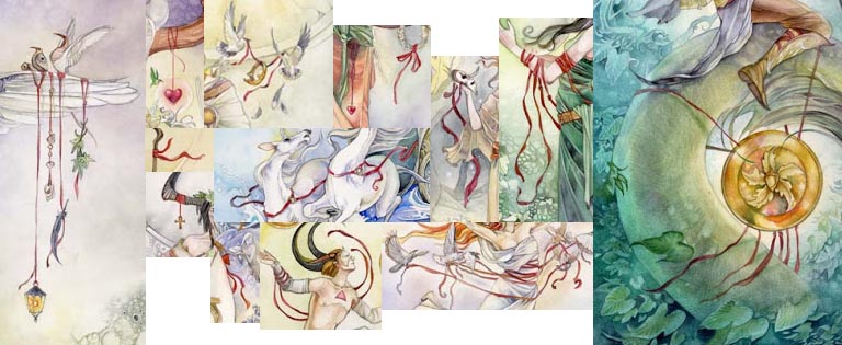 Sợi dây đỏ của Rachel trong Shadowscapes Tarot 3 Sợi dây đỏ của Rachel trong Shadowscapes Tarot.