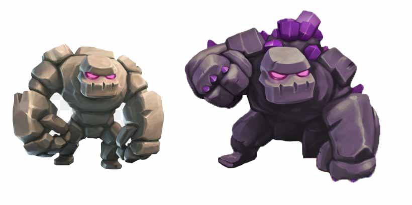 Golem Clash of Clans hay Thạch nhân trong Clash of Clans 6 Golem Clash of Clans