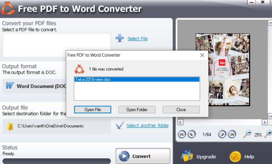 Phần mềm chuyển PDF sang word không lỗi font tốt nhất 20 Sau khi chuyển PDF sang word xong