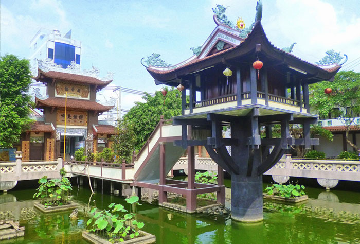 TOP 10 Ngôi chùa linh thiêng và Đẹp nhất Sài Gòn 22 Nam Thiên Nhất Trụ ( Chùa Một Cột )