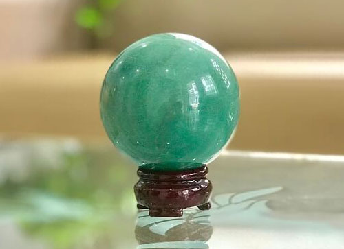 Đá thạch anh Xanh - Ý nghĩa trong phong thủy 29 Quả cầu phong thủy làm tư đá thạch anh xanh