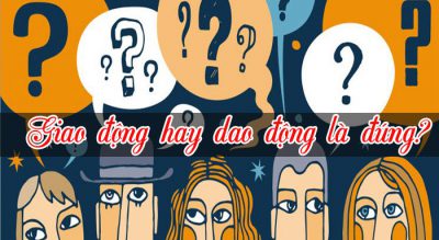 Giao động hay dao động là đúng