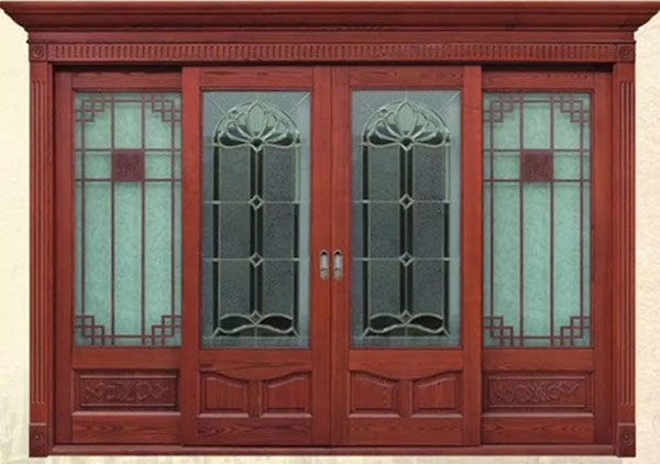 TOP 25+ Mẫu Cửa Gỗ 4 Cánh Đẹp Nhất 2021 38 Mẫu cửa gỗ 4 cánh màu nâu có thiết kế đơn giản, màu sắc tinh tế và cổ điển. Cửa được làm từ gỗ tự nhiên với hoa văn đơn giản và tay nắm đơn giản, tạo ra một vẻ đẹp ấm áp và trang nhã.