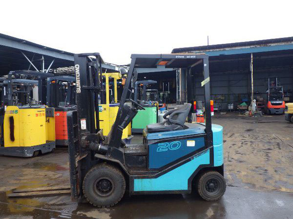 Top 5 loại xe nâng điện chất lượng tốt đáng dùng nhất hiện nay 16 Xe nâng điện của Nhật Bản Sumitomo 2 tấn