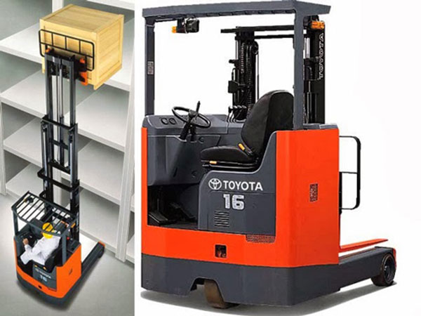 Top 5 loại xe nâng điện chất lượng tốt đáng dùng nhất hiện nay 11 Xe nâng điện của Nhật Bản mẫu Reachtruck