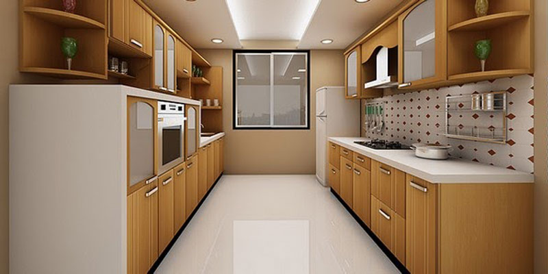 Top 30 Mẫu tủ bếp gỗ đẹp, chất lượng nhất 2021 21 Mẫu tủ bếp gỗ thiết kế song song