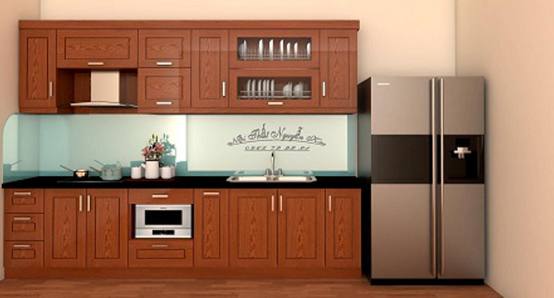 Top 30 Mẫu tủ bếp gỗ đẹp, chất lượng nhất 2021 22 Mẫu kệ tủ bếp gỗ hiện đại