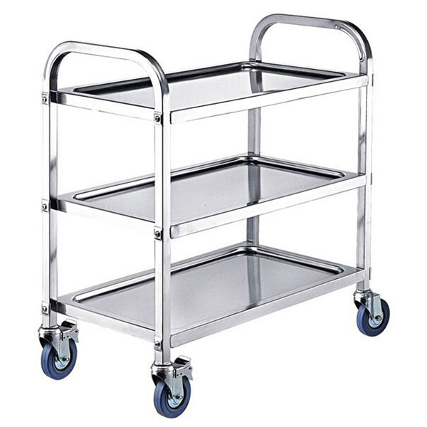 Top 5 Loại xe đẩy Inox tốt nhất hiện nay - Mà bạn nên biết 9 Xe đẩy inox ba tầng