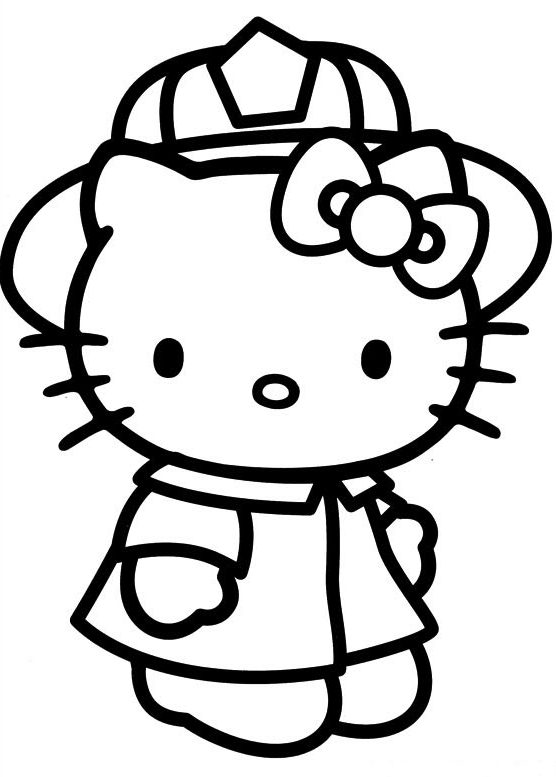 Top 25+ Mẫu tranh tô màu Hello Kitty Cute, Dễ thương dành cho bé 29 Trang tô màu hello kitty Cute