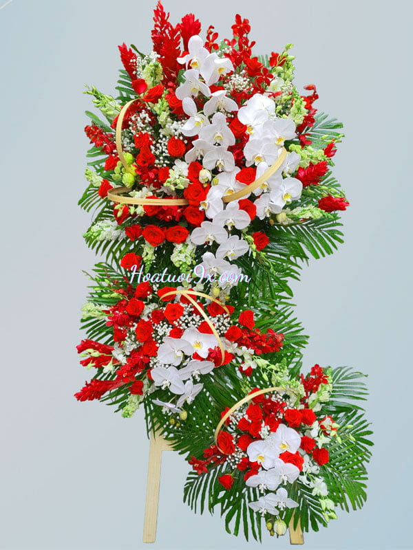 Top 9 mẫu "hoa khai trương" đẹp nhất tại Hoa Tươi 9x 20 Mã đáo thành công S221