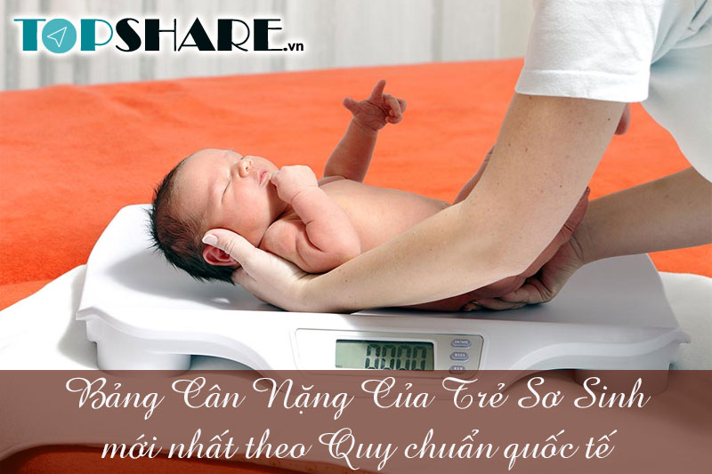 Bảng Cân Nặng Của Trẻ Sơ Sinh mới nhất theo quy chuẩn quốc tế WHO 7 Bảng Cân Nặng Của Trẻ Sơ Sinh mới nhất theo quy chuẩn quốc tế