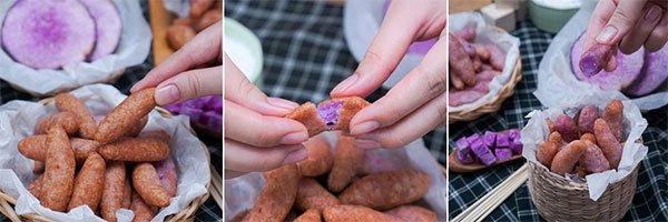 Cách làm Bánh Khoai Mỡ Chiên Giòn cho bé ngon ngọt tại nhà 10 Cách làm Bánh Khoai Mỡ Chiên Giòn cho bé ngon ngọt tại nhà bước 4
