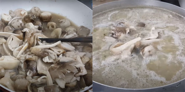 Top 3 cách làm Cháo Đậu Xanh và Cháo Ếch Đậu Xanh cho bé ăn dặm 30 Cách làm Cháo Ếch Đậu Xanh Nấm Rơm cho bé ăn dặm bước 4