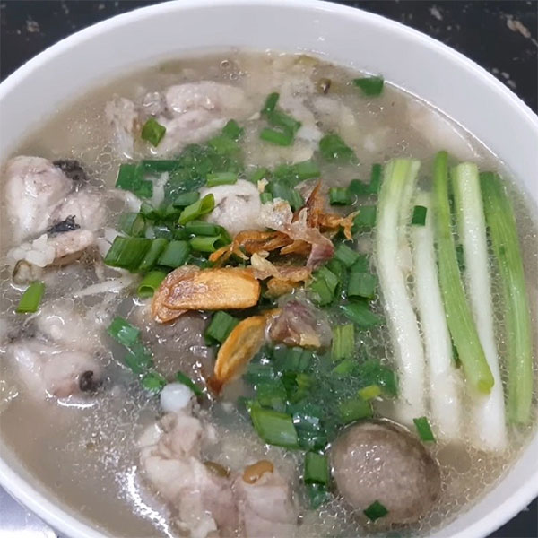 Top 3 cách làm Cháo Đậu Xanh và Cháo Ếch Đậu Xanh cho bé ăn dặm 32 Cách làm Cháo Ếch Đậu Xanh Nấm Rơm cho bé ăn dặm bước 6