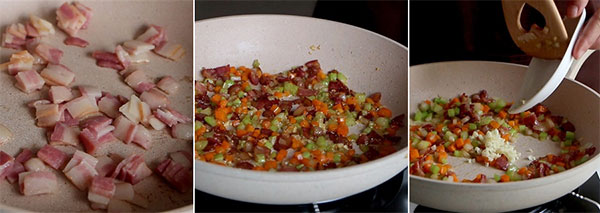 Cách làm Mì Ý Sốt Bò Bằm Pasta Bolognese cho bé đơn giản mà ngon tuyệt 8 Cách làm Mì Ý Sốt Bò Bằm Pasta Bolognese cho bé đơn giản mà ngon tuyệt bước 1