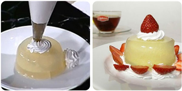 Cách làm Rau Câu Bánh Flan cho bé siêu hấp dẫn 10 Cách làm Rau Câu Bánh Flan cho bé siêu hấp dẫn bước 4