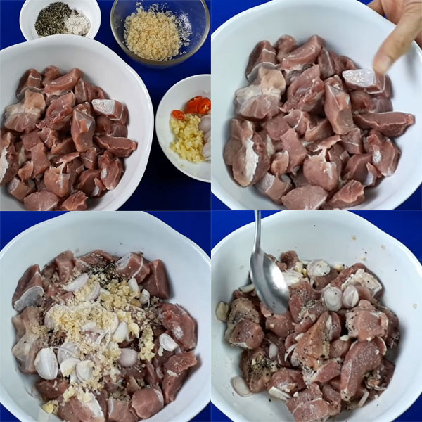 Cách làm Thịt Nạc Kho Tiêu ấm bụng mùa lạnh siêu ngon 9 Cách làm Thịt Nạc Kho Tiêu ấm bụng mùa lạnh bước 1