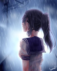 TOP 30+ Hình ảnh anime khóc dưới mưa buồn đẹp chất ngầu nhất hiện nay 47 Hình ảnh anime nữ khóc dưới mưa đẹp