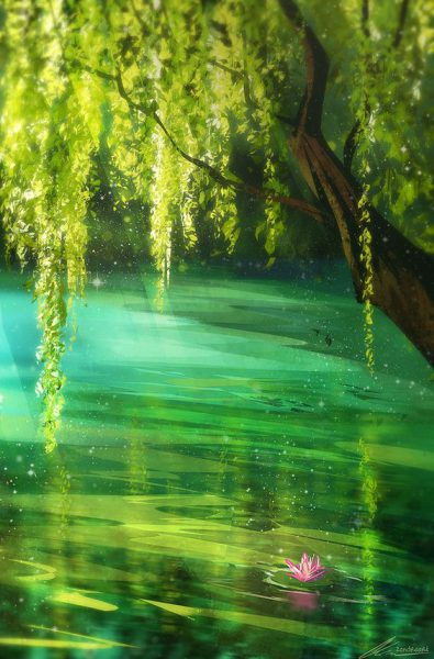 Hình ảnh anime thiên nhiên đẹp